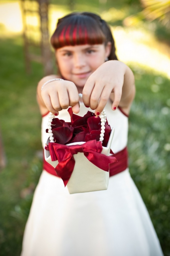 Melissa & Eric Reeder Wedding - Cottonwood - El Cajon - Flower Girl