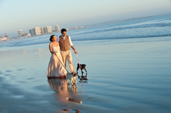 Francine & Roberto - Dog Beach - Coronado