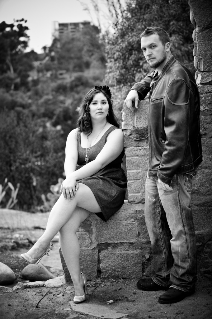 Chandra & Andy Engagement - Cactus Garden - Balboa Park
