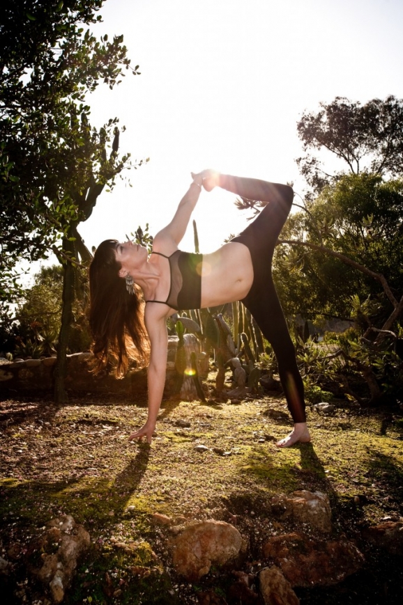 Tria - Yoga Portraits at Balboa Park