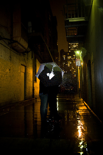 Night Engagement Photo - Cohn-Frankel Photography