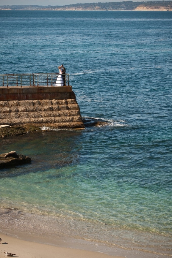 Kim & Adam - The Wedding Bowl at Couvier Park - La Jolla, CA