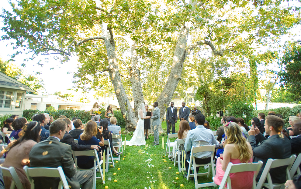 Flutter Glass Photography - Backyard Wedding - San Diego